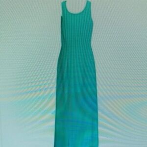 Gianni Bini Teal Maxi Dress